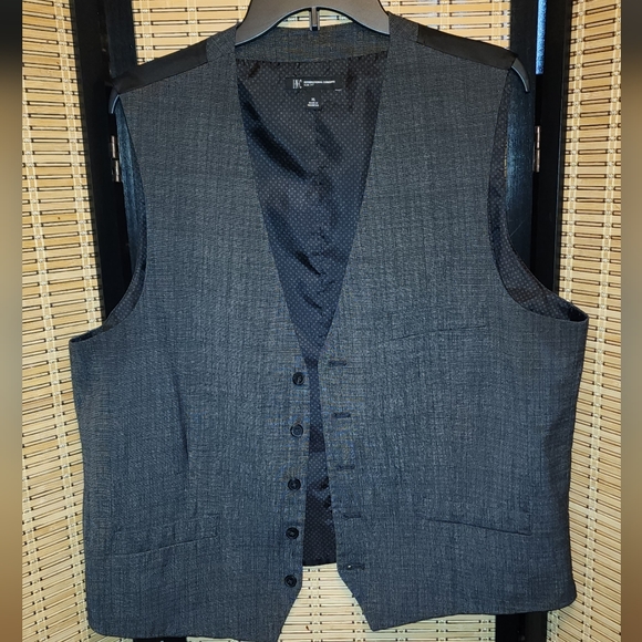 INC International Concepts Shirts Black Grey Dress Vest Poshmark